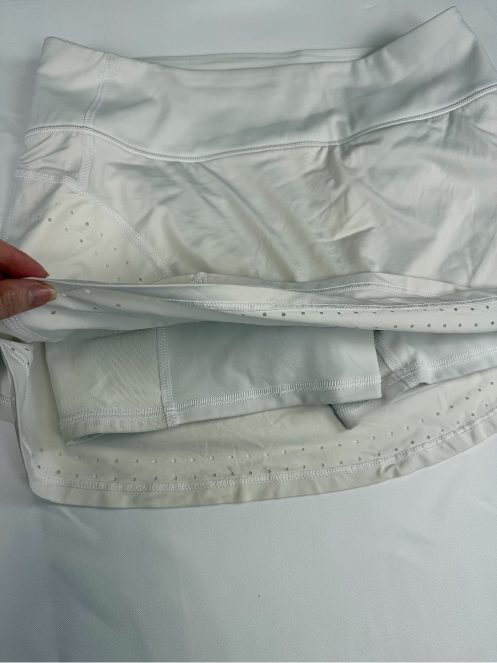 Athleta White  Athletic Tennis Pickleball Skort -Small EUC